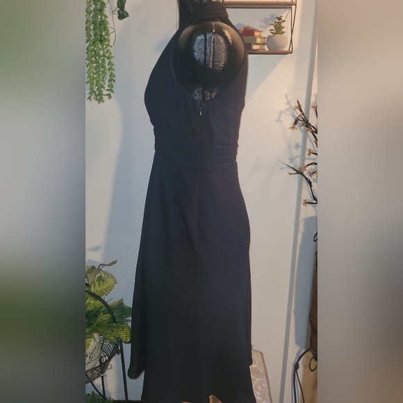 Evan-Picone black dress Size 6 - Picture 6 of 8